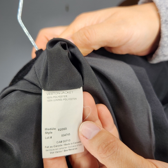 Joseph Ribkoff Black Button-Up Blazer - Picture 5 of 6